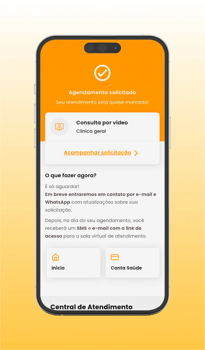 Sexto Passo para acompanhar a solicitação
